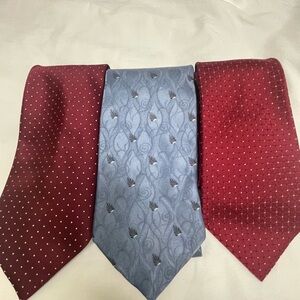Tie Trio Brands Bill Blass Geoffrey Benne and 7th Ave
